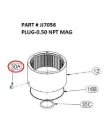 PLUG-0.50 NPT MAG - Part No. JJ7056