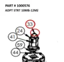 ADPT STRT 10MB-12MJ - Part No. 1000576