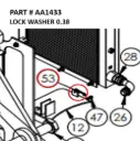 LOCK WASHER 0.38 - Part No. AA1433