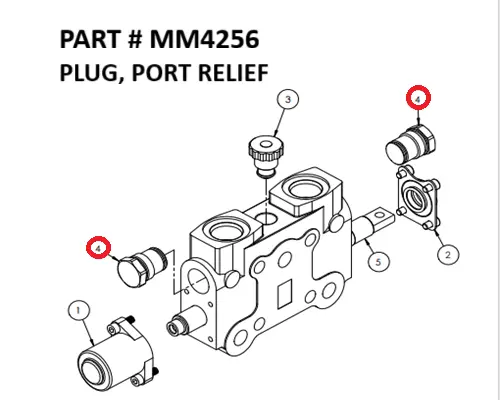 PLUG, PORT RELIEF - Part No. MM4256