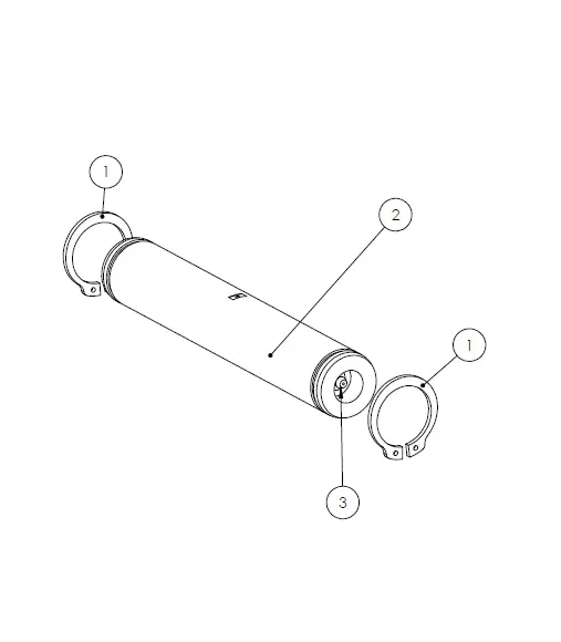 ASSY STAB PIN 80/85 630303