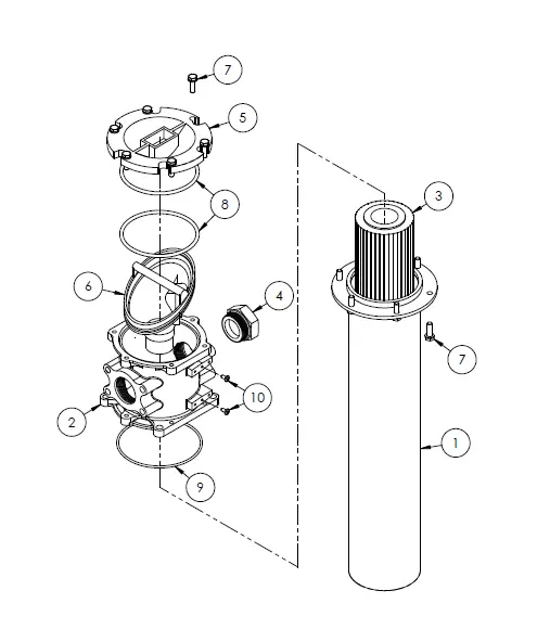 ASSY FILTER, SMALL LOADERS GG9009