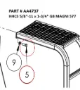 HHCS 5/8"-11 x 1-3/4" G8 MAGNI 577 - Part No. AA4737