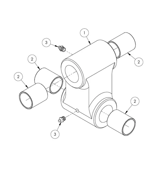 ASSY HANGER, 4.50 C-C, 2000 GRAPPLE 680402