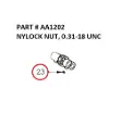 NYLOCK NUT, 0.31-18 UNC - Part No. AA1202