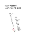 ASSY STAB PIN 80/85 - Part No. 630303