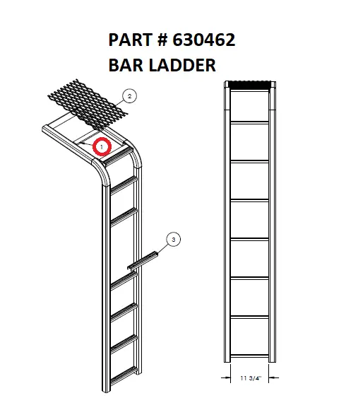 BAR LADDER - Part No. 630462