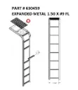 EXPANDED METAL 1.50 X #9 FL - Part No. 630459