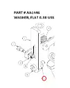 WASHER, FLAT 0.38 USS - Part No. AA1446