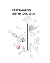 NUT NYLOCK 10-24 - Part No. AA1235