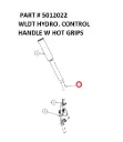 WLDT HYDRO. CONTROL HANDLE W HOT GRIPS - Part No. 5012022