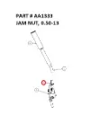 JAM NUT, 0.50-13 - Part No. AA1333