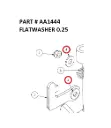  FLATWASHER-0.25 - Part No. AA1444
