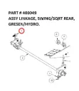 ASSY LINKAGE, SWING/SQRT REAR, GRESEN/HYDRO. - Part No. 400049