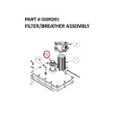 FILTER/BREATHER ASSEMBLY - Part No. GG9201