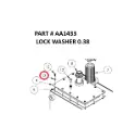 LOCK WASHER 0.38 - Part No. AA1433
