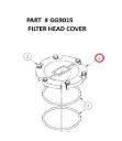  FILTER HEAD COVER - Part No. GG9015