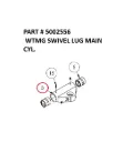  WTMG SWIVEL LUG MAIN CYL. - Part No. 5002556