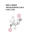  MCHG BUSHING 2.00 X 2.50 X 2.50L - Part No. 450555