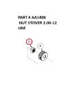  NUT STOVER 2.00-12 UNF - Part No. AA1408
