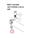  NUT STOVER 1.50-12 UNF - Part No. AA1406