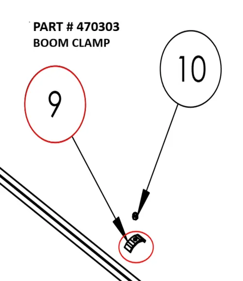 BOOM CLAMP - Part No. 470303