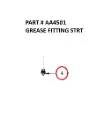 GREASE FITTING STRT - Part No. AA4501