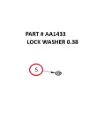  LOCK WASHER 0.38 - Part No. AA1433