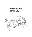 OUTER ARM - Part No. 690267O