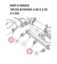  MCHG BUSHING 2.00 X 2.50 X 2.50L - Part No. 450555
