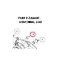Snap Ring, 2" for Serco 8500 (Part AA6000)