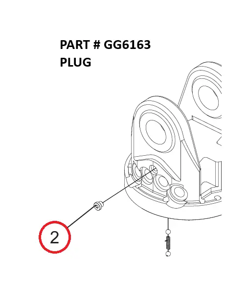 Serco 8500 Rotator Plug (Part GG6163)
