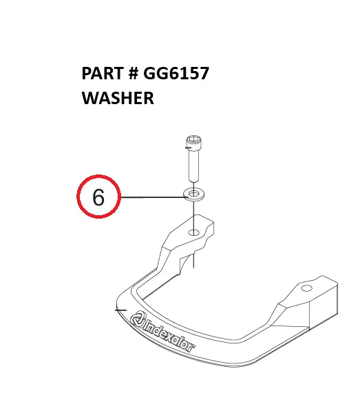 WASHER - Part No. GG6157