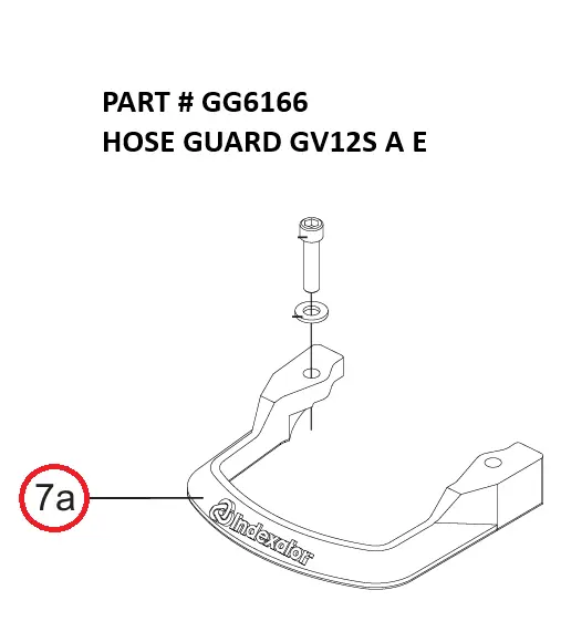  HOSE GUARD GV12S A E - Part No. GG6166