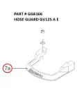  HOSE GUARD GV12S A E - Part No. GG6166