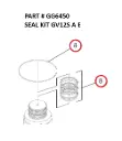 SEAL KIT GV12S A E - Part No. GG6450