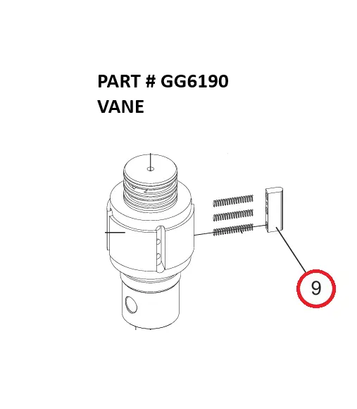 VANE - Part No. GG6190