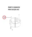 PIN GV12S A E - Part No. GG6452