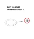 SHIM SET GV12S A E - Part No. GG6455