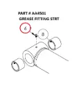  GREASE FITTING STRT - Part No. AA4501