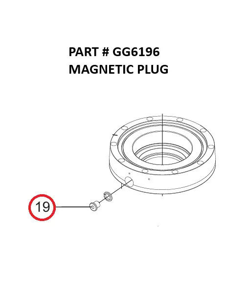 MAGNETIC PLUG - Part No. GG6196