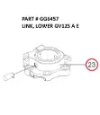 LINK, LOWER GV12S A E - Part No. GG6457