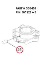 PIN  GV 12S A E - Part No. GG6459
