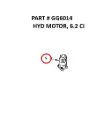 HYD MOTOR, 6.2 CI - Part No. GG6014