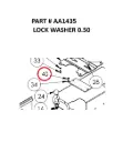  LOCK WASHER 0.50 - Part No. AA1435