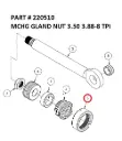 MCHG GLAND NUT 3.50 3.88-8 ΤΡΙ - Part No. 220510
