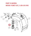 WIMG BOLT, 1.50 X 21.00 - Part No. 462532