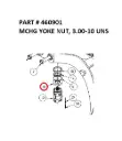 MCHG YOKE NUT, 3.00-10 UNS - Part No. 460901