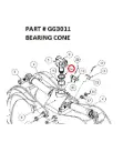 BEARING CONE - Part No. GG3011