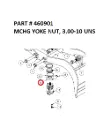 Serco Machined Yoke Nut, 3"-10 UNS